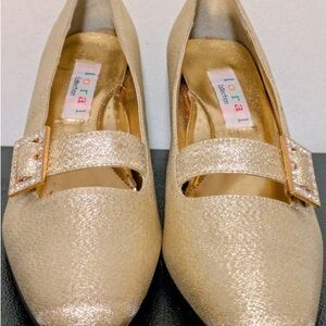 L'Oreal Women's Glittering Gold Heels